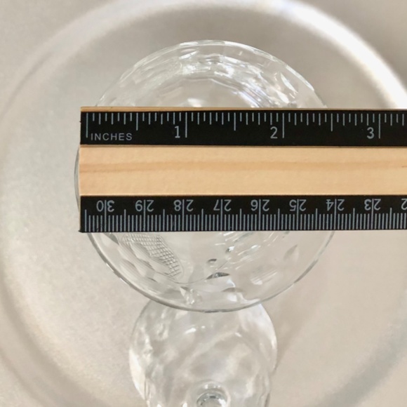 VINTAGE Etched Crystal Sherbert/Champagne (2) Glasses Rock Sharpe Floral - Picture 8 of 9